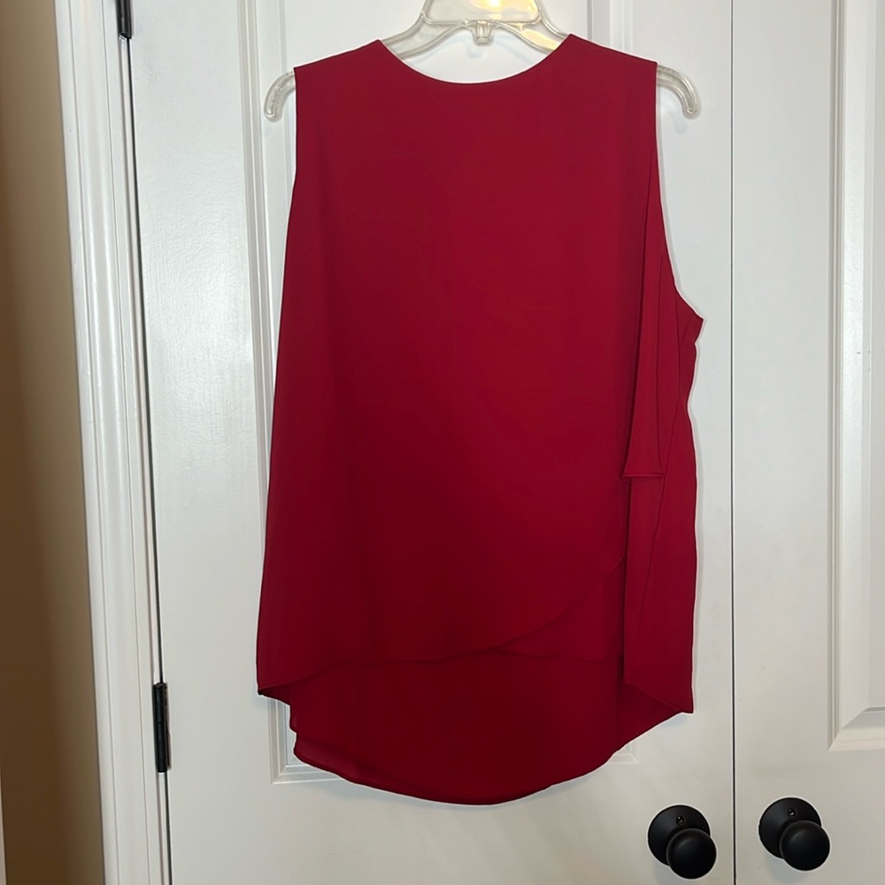 Chico’s Classic Layer Red Top